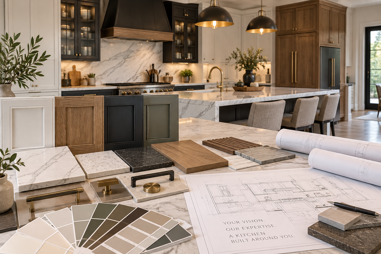 Full custom kitchen design inspiration